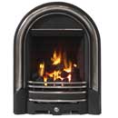 Be modern Fires Abbey Half Polished Cast Iron Fascia Gas Fire